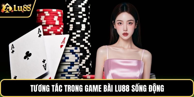 Tương tác trong Game Bài LU88 sống động